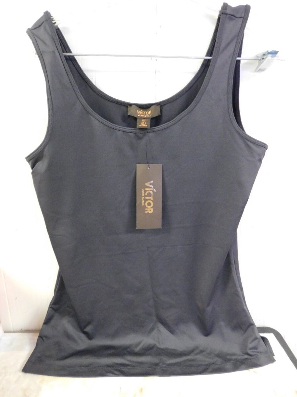 Victor Alfaro Women's Tank Top Anthracite sz M NEW